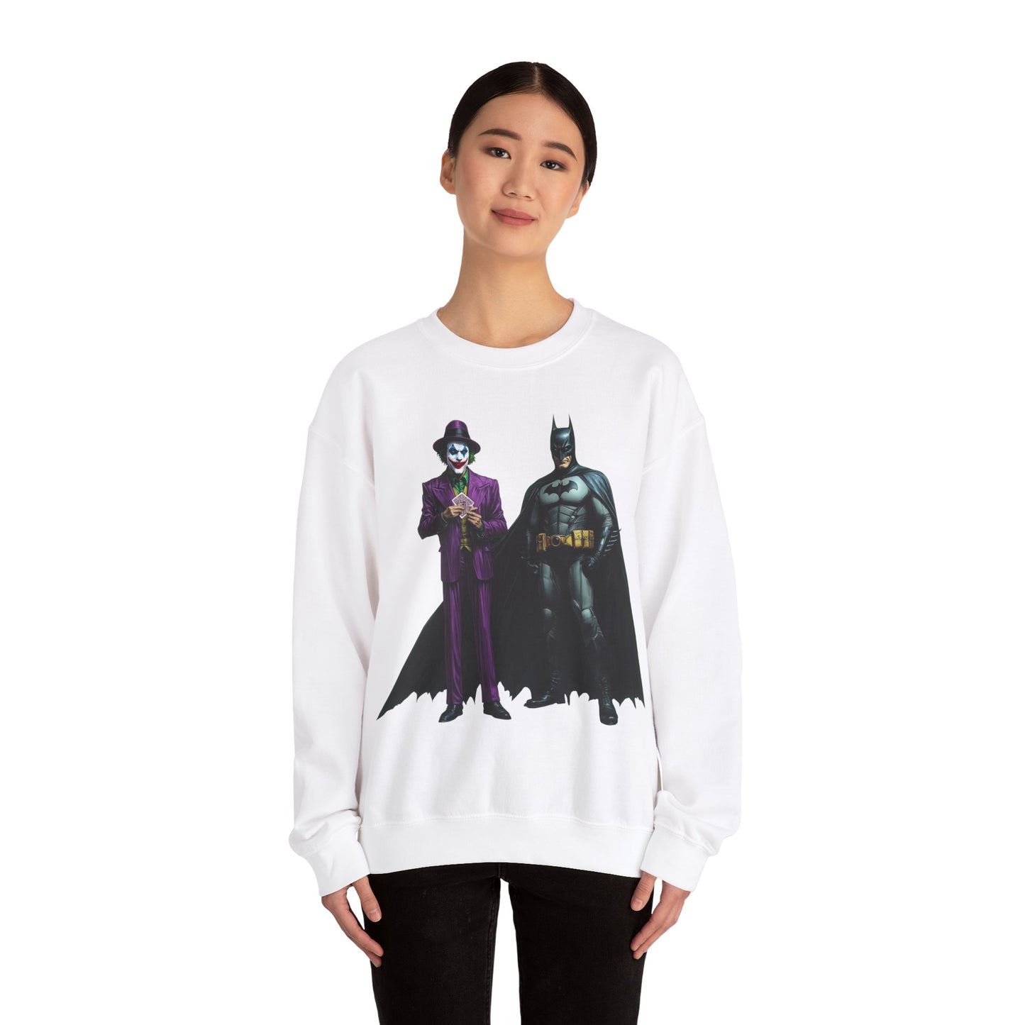 Legends of Gotham Sweatshirt: Batman vs. Joker - Crewneck Sweatshirt