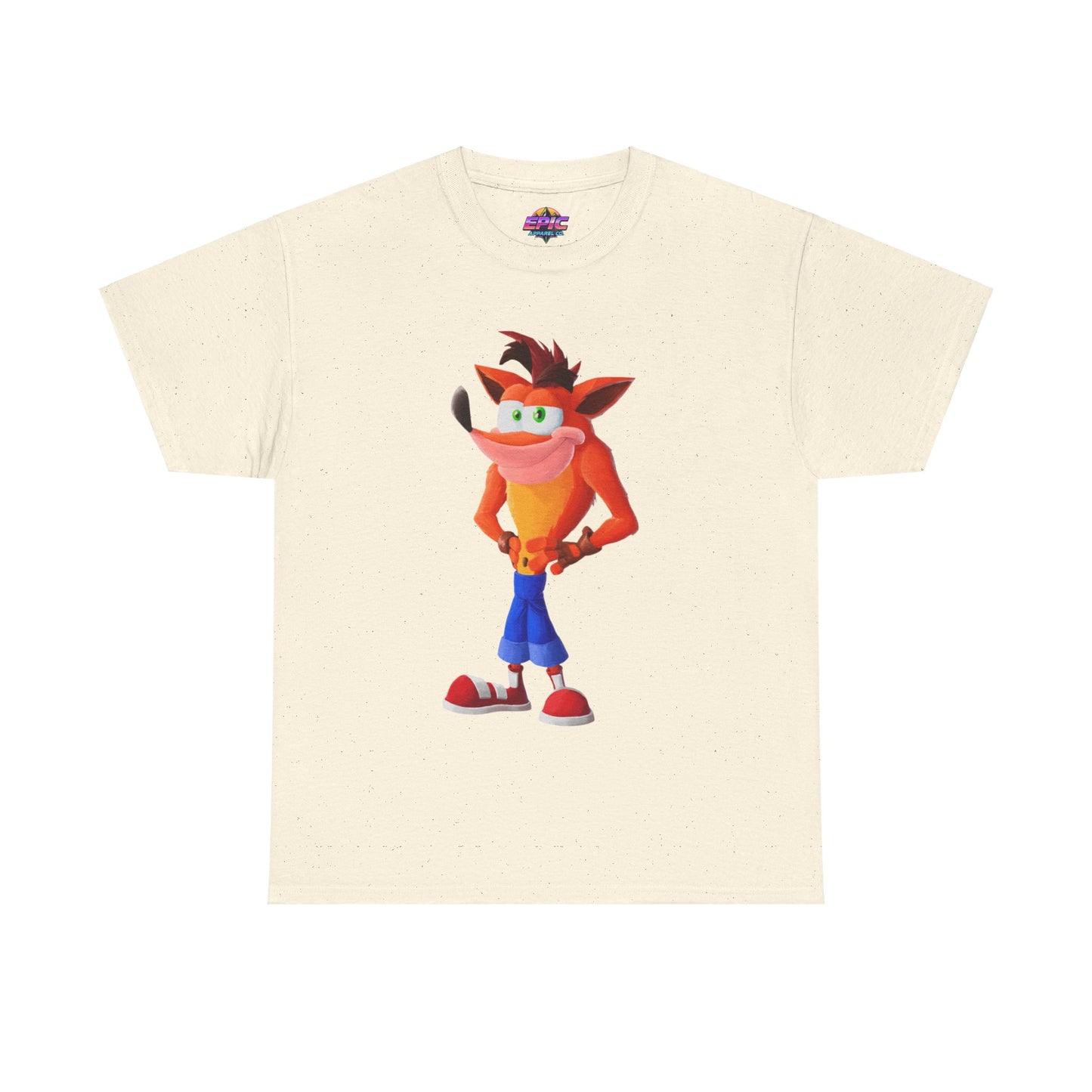 Crash Bandicoot Classic Cotton Tee – Retro Gaming Essential