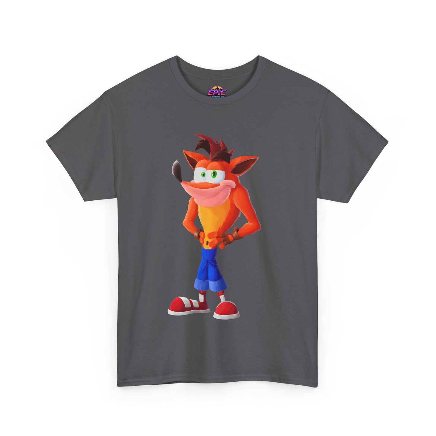 Crash Bandicoot Classic Cotton Tee – Retro Gaming Essential