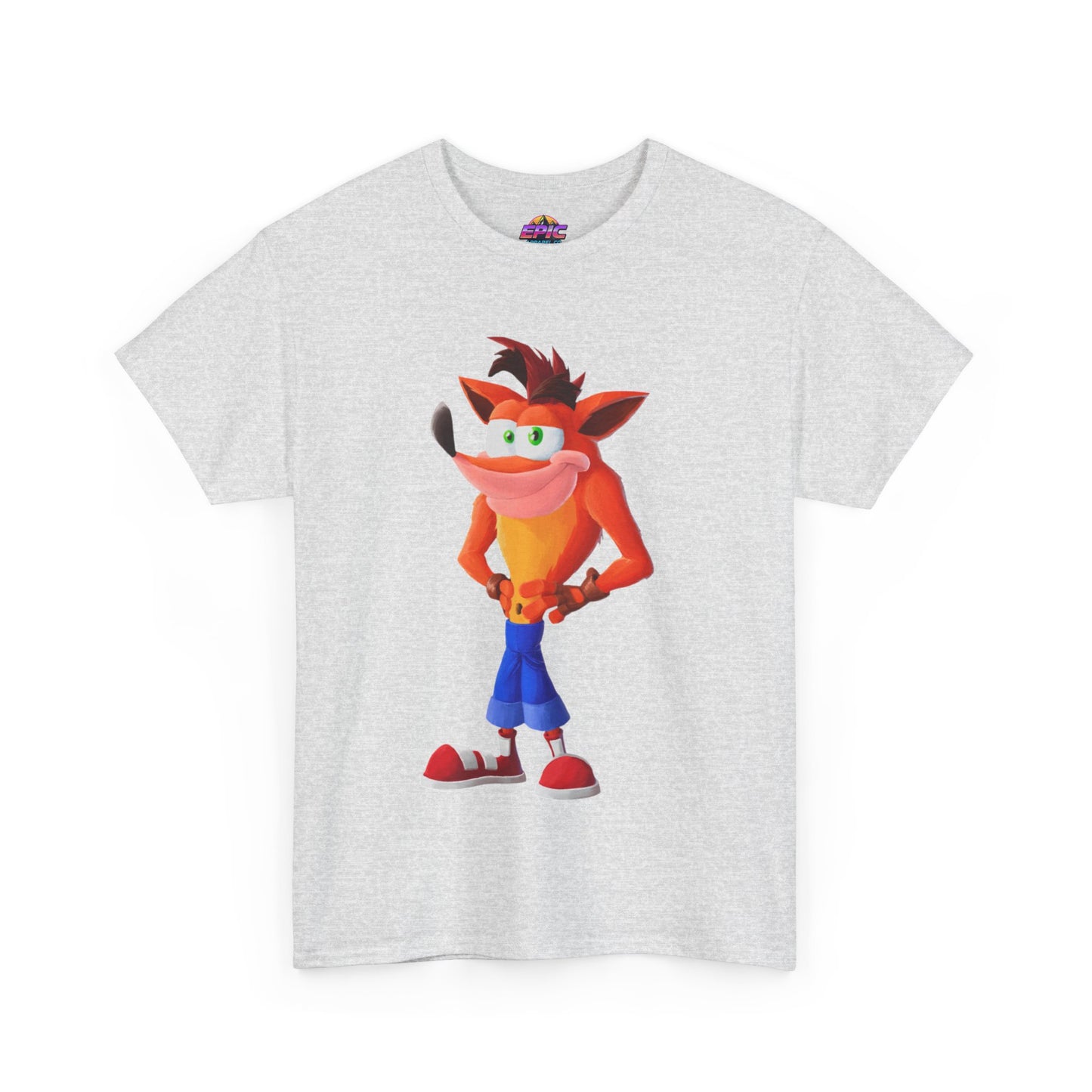 Crash Bandicoot Classic Cotton Tee – Retro Gaming Essential