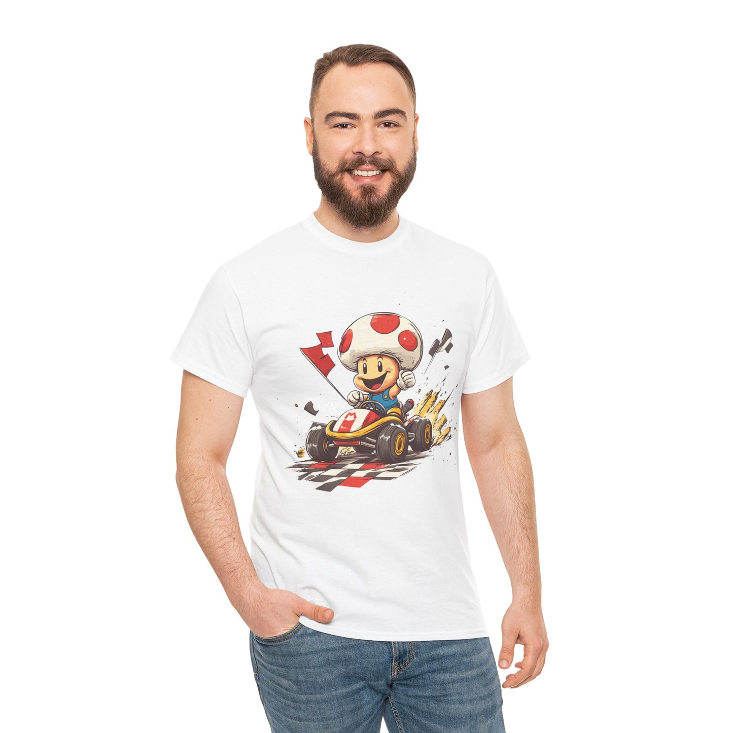 Toad's Victory Lap Tee – Nostalgic Fun for Kids and Adults!