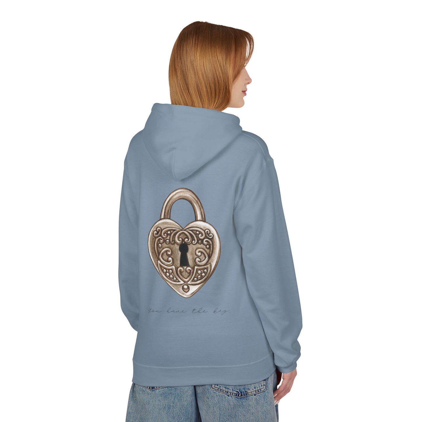 Heart of Lock – Premium Fleece Hoodie