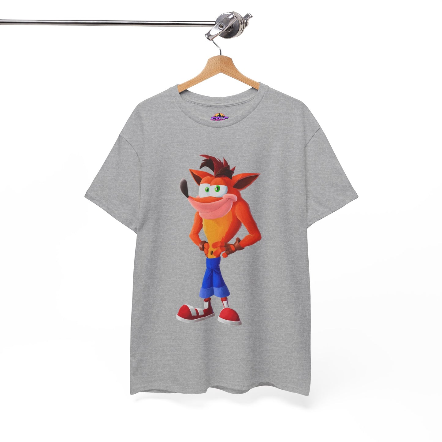 Crash Bandicoot Classic Cotton Tee – Retro Gaming Essential