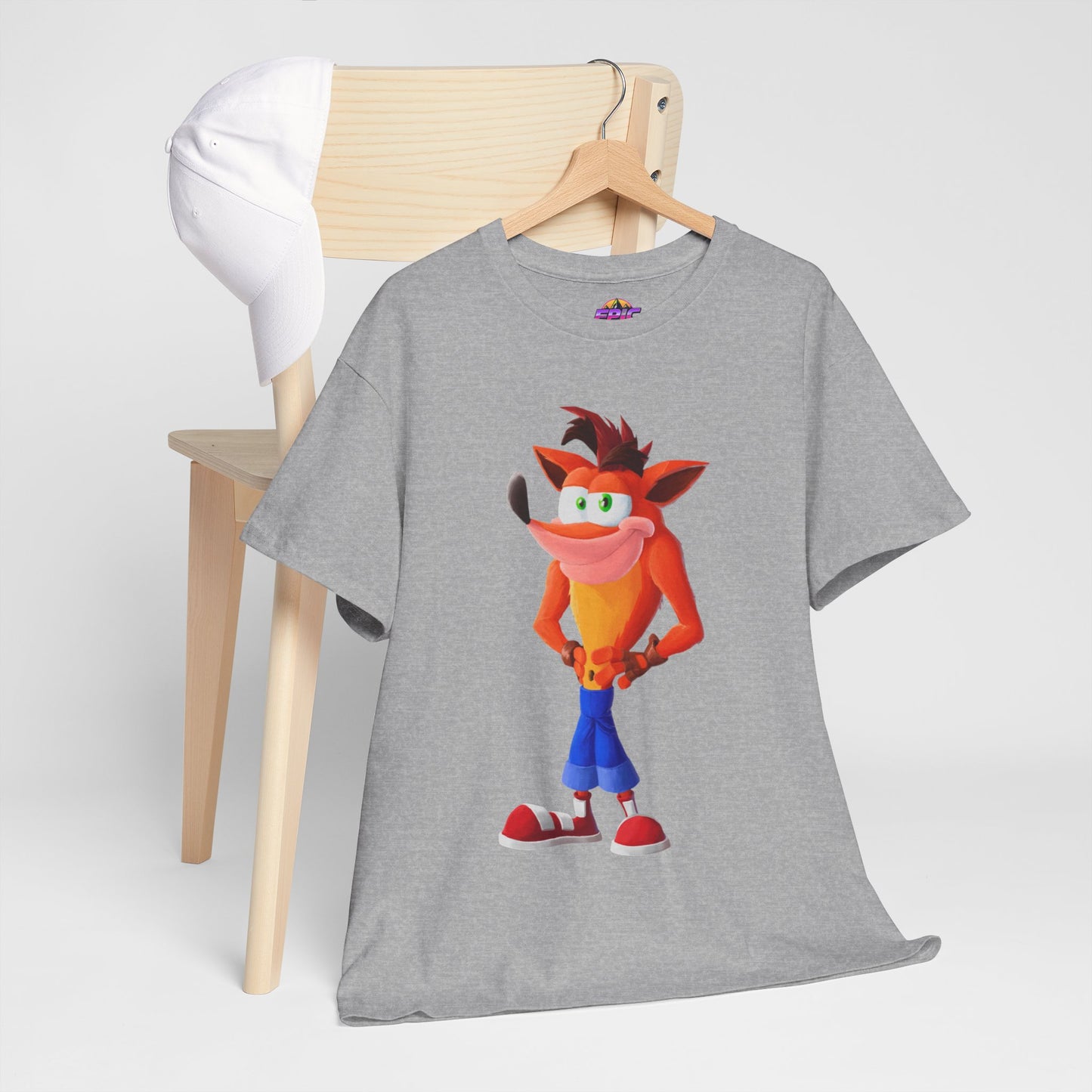 Crash Bandicoot Classic Cotton Tee – Retro Gaming Essential