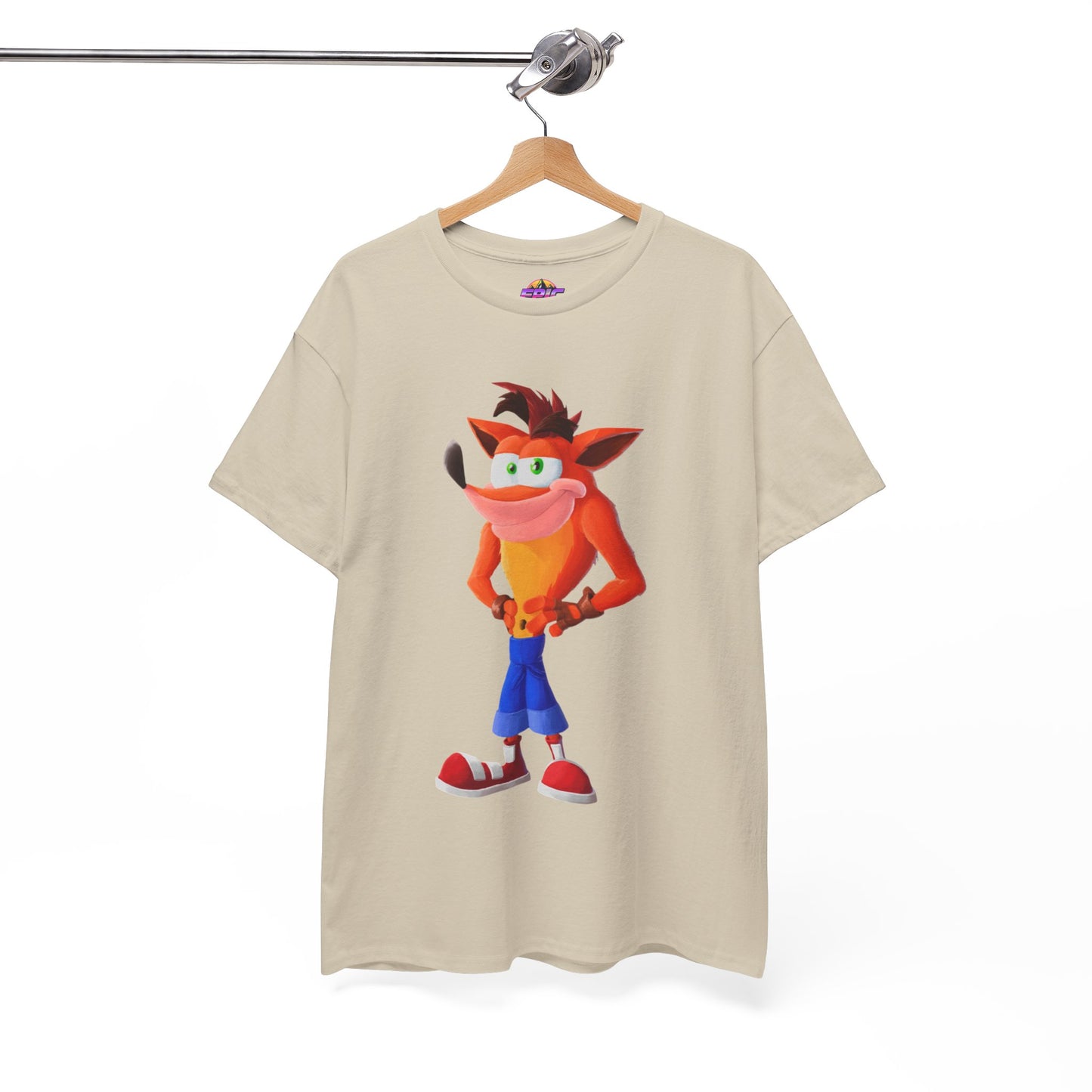 Crash Bandicoot Classic Cotton Tee – Retro Gaming Essential