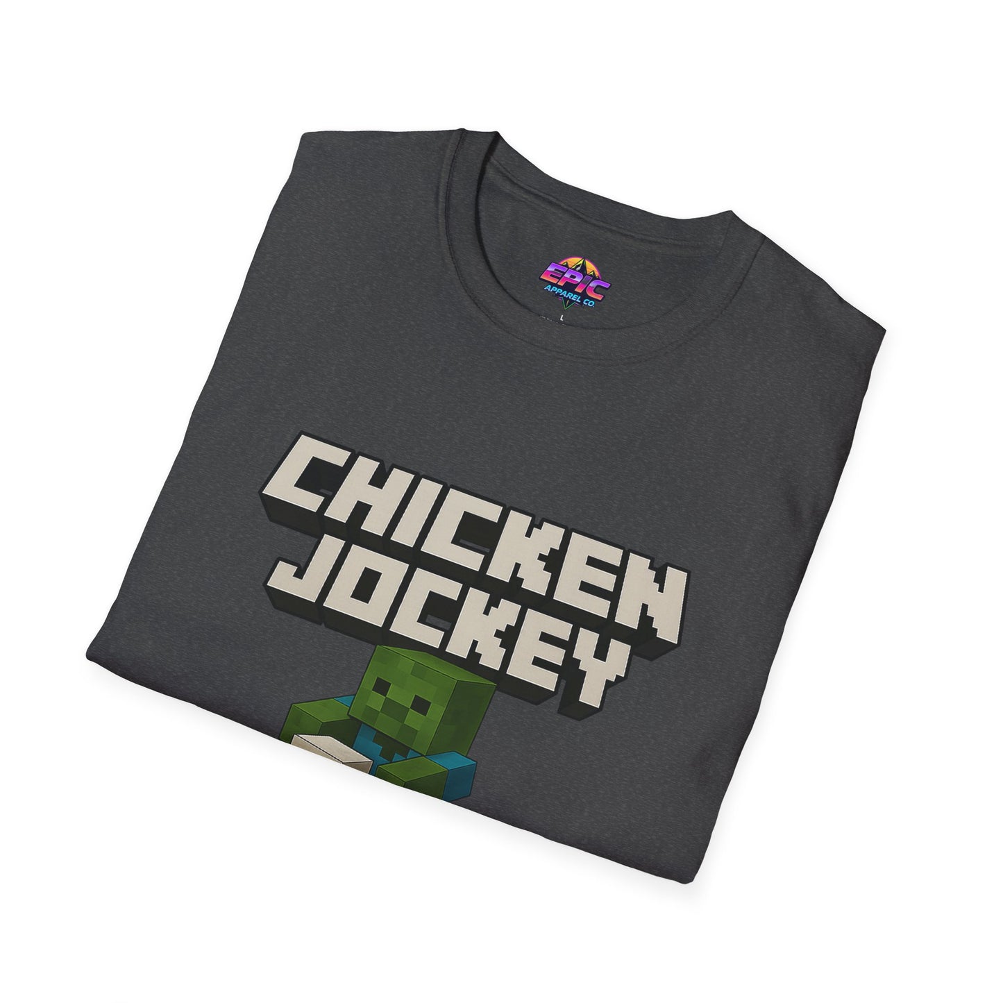 Minecraft Chicken Jockey Unisex Softstyle T-Shirt