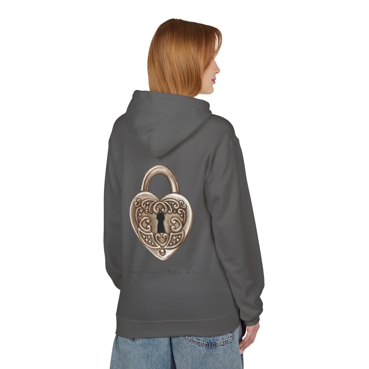 Heart of Lock – Premium Fleece Hoodie