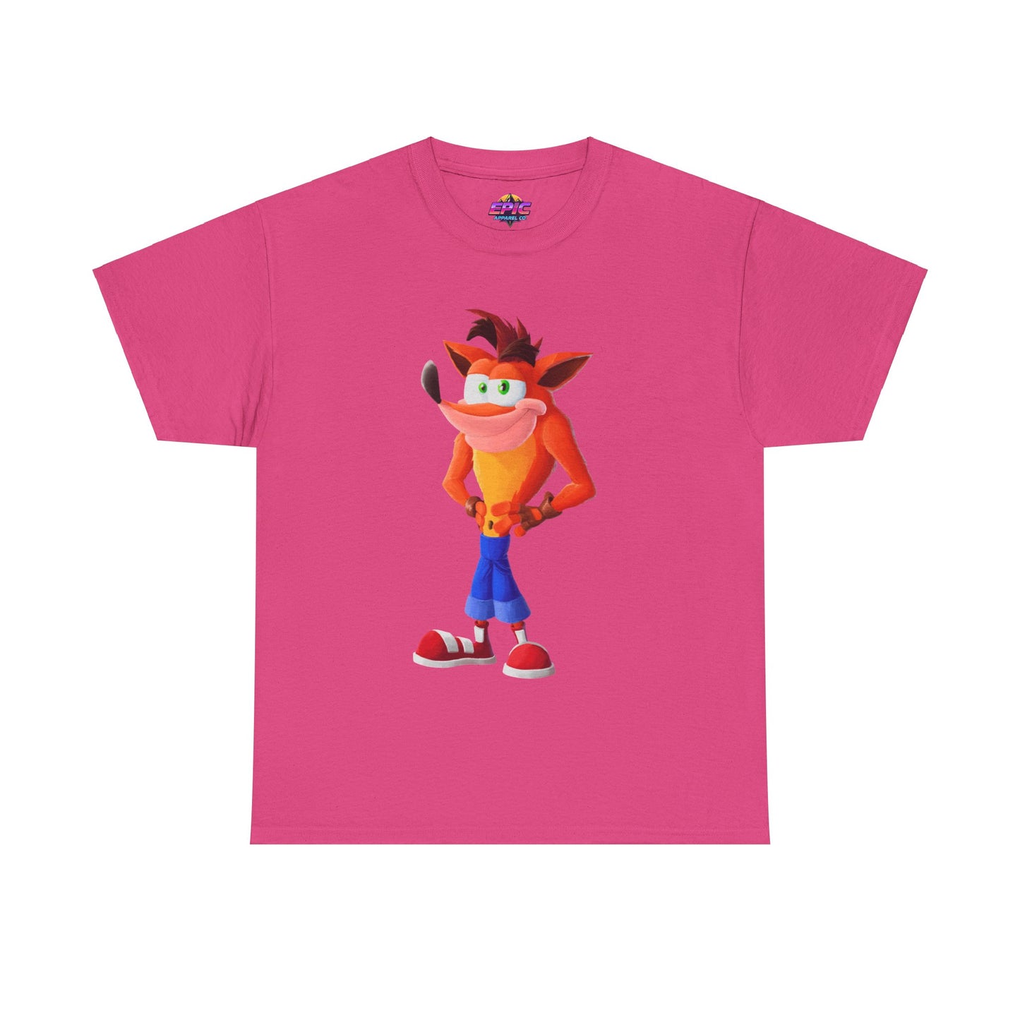 Crash Bandicoot Classic Cotton Tee – Retro Gaming Essential