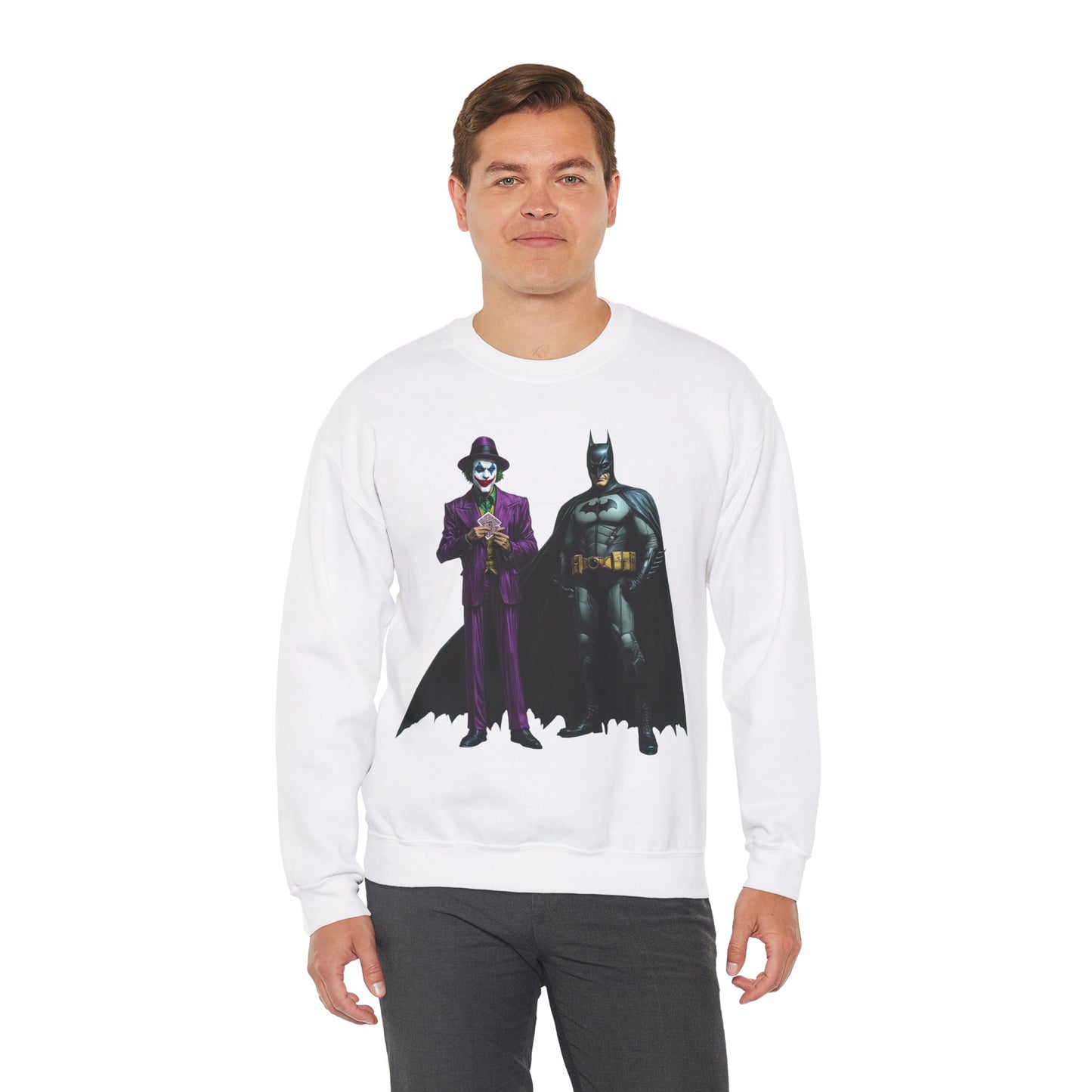 Legends of Gotham Sweatshirt: Batman vs. Joker - Crewneck Sweatshirt