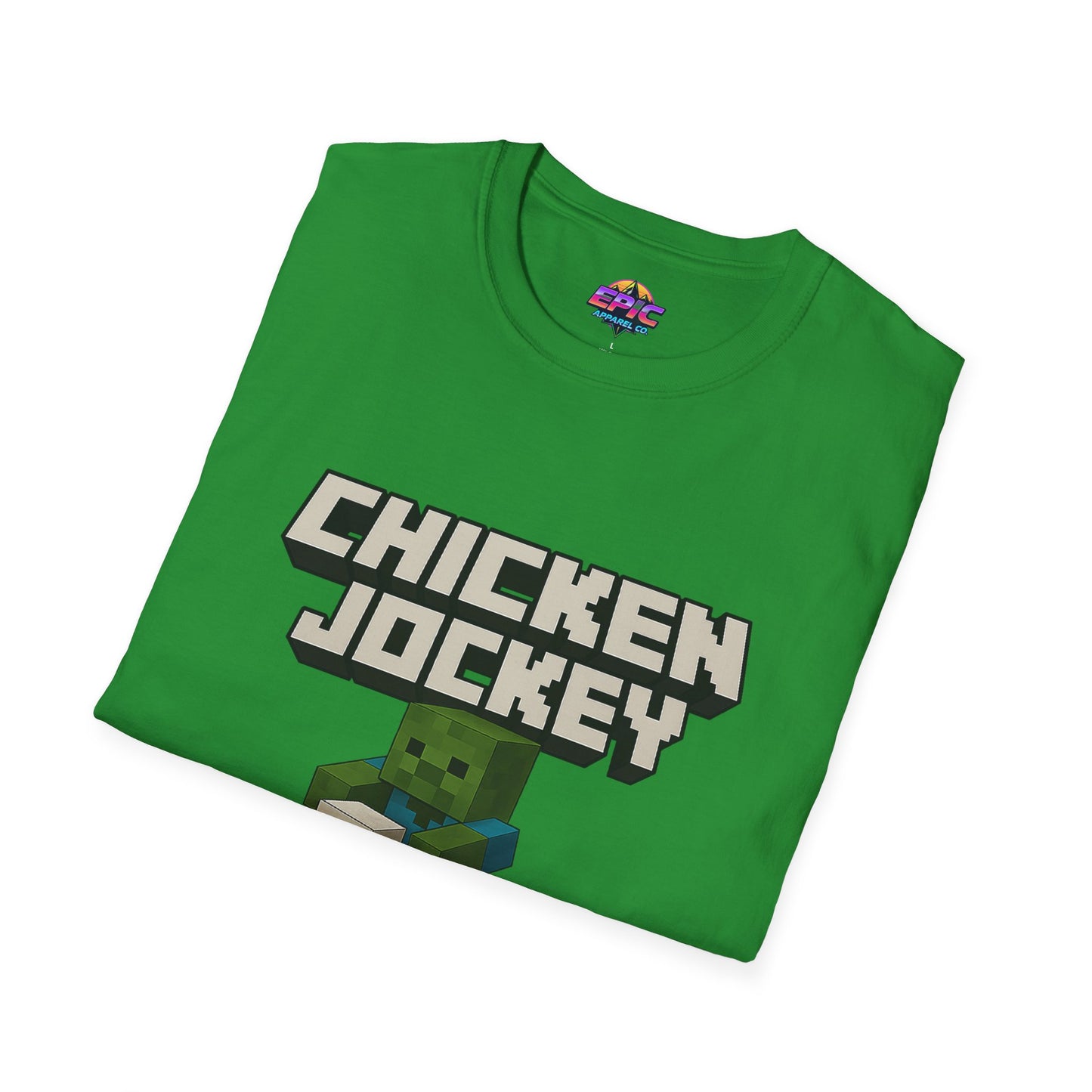 Minecraft Chicken Jockey Unisex Softstyle T-Shirt
