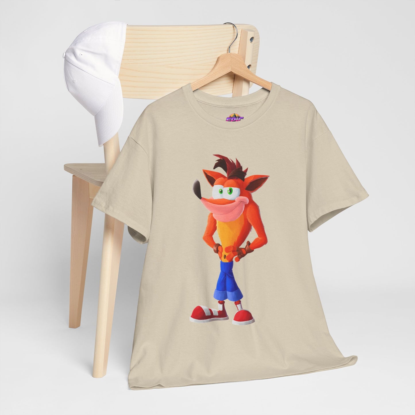 Crash Bandicoot Classic Cotton Tee – Retro Gaming Essential