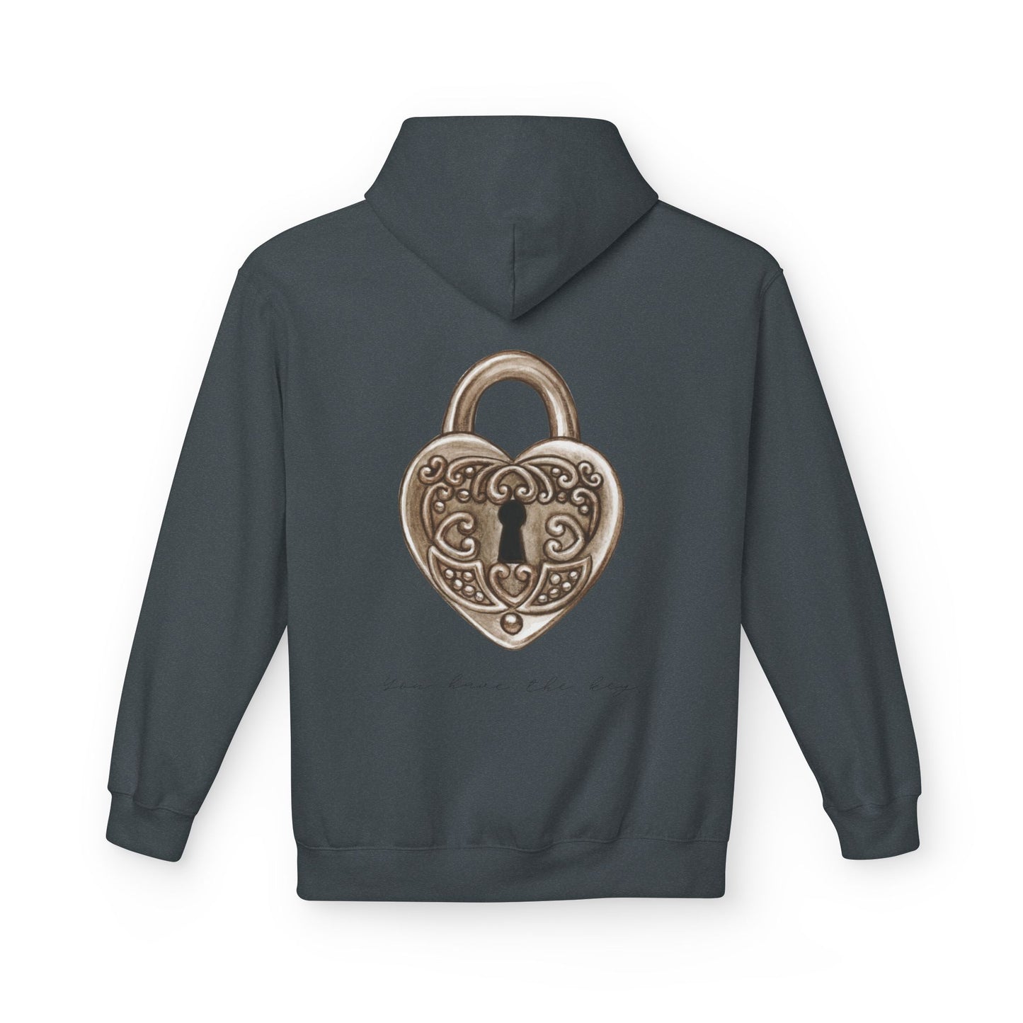 Heart of Lock – Premium Fleece Hoodie