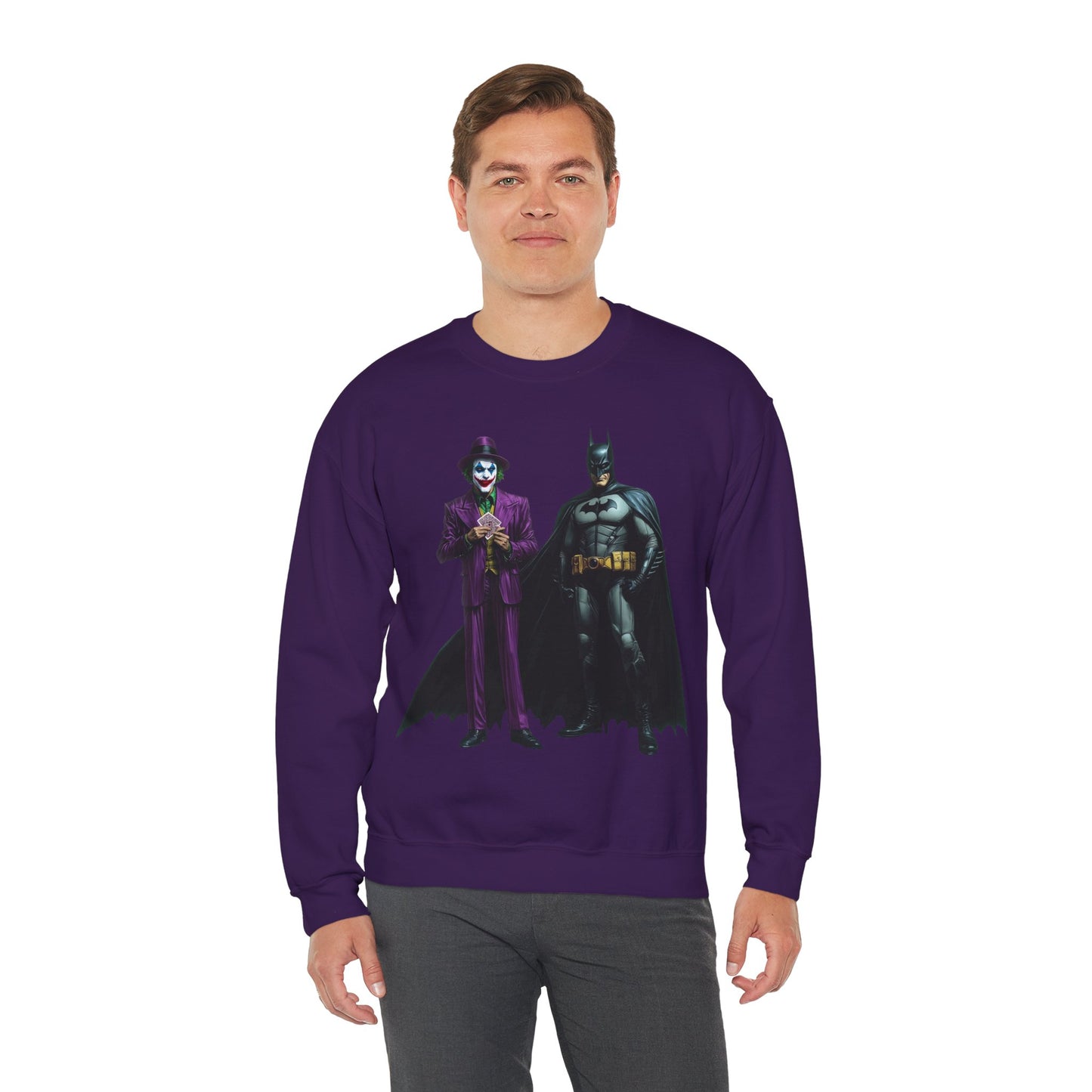 Legends of Gotham Sweatshirt: Batman vs. Joker - Crewneck Sweatshirt