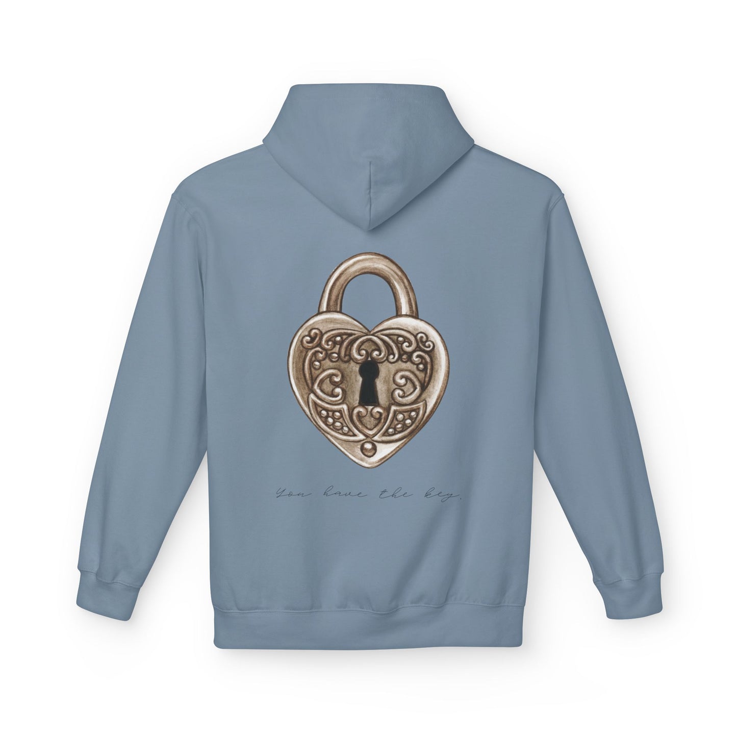 Heart of Lock – Premium Fleece Hoodie