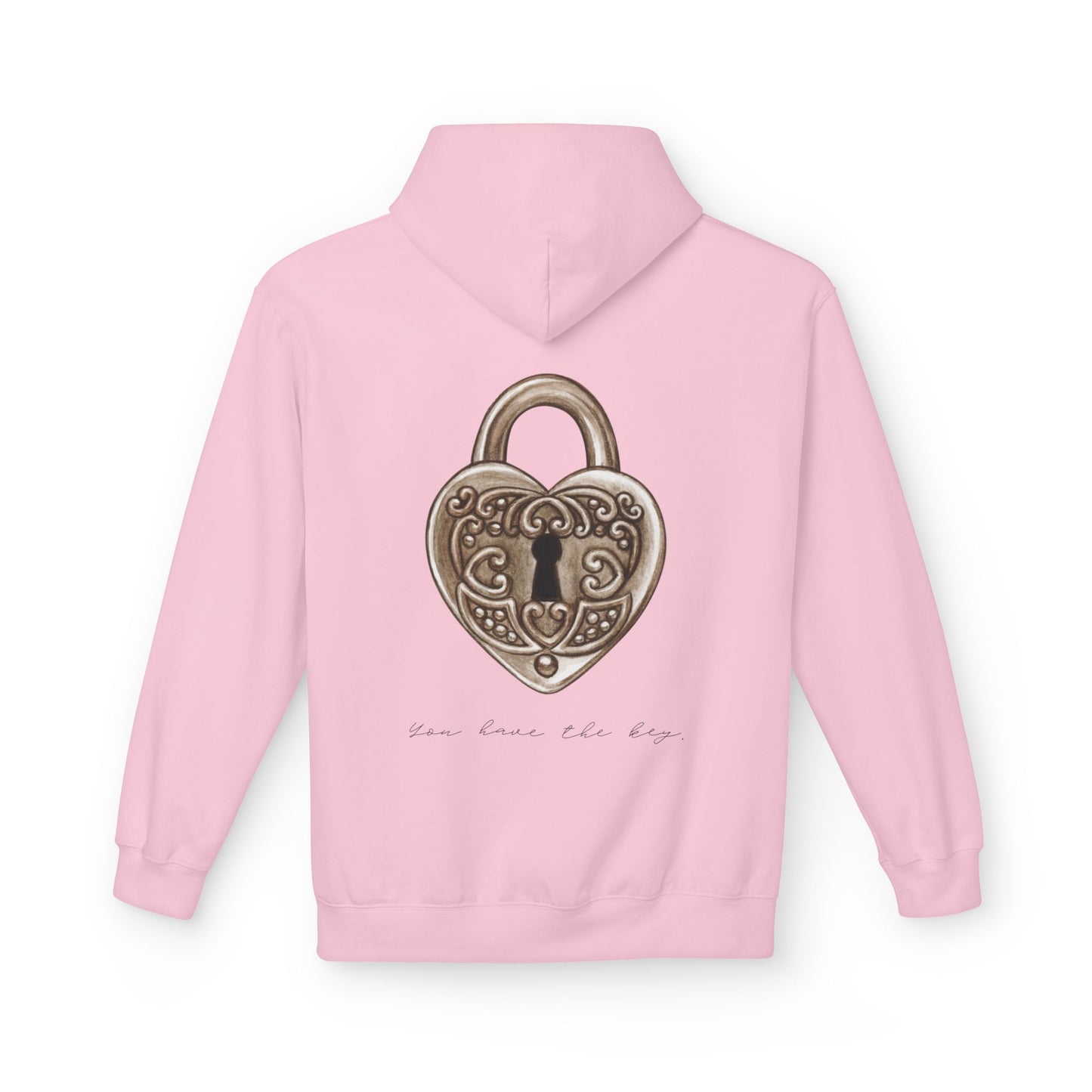 Heart of Lock – Premium Fleece Hoodie