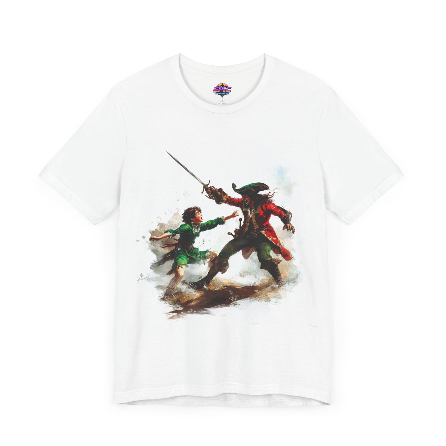 Neverland Showdown: Peter Pan vs. Captain Hook Tee